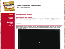 Tablet Screenshot of palettenhuber.ch